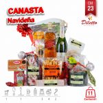 23 - CM23 - Canasta Rattan Navideña 3895-01
